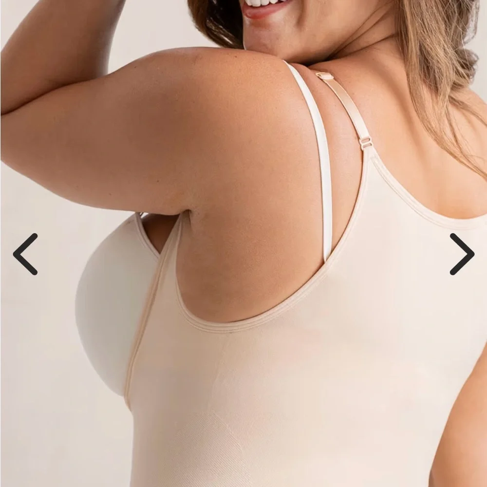Empetua by Shapermint Open‑Bust Boyshort Bodysuit XL NWT |Sculpting Support
